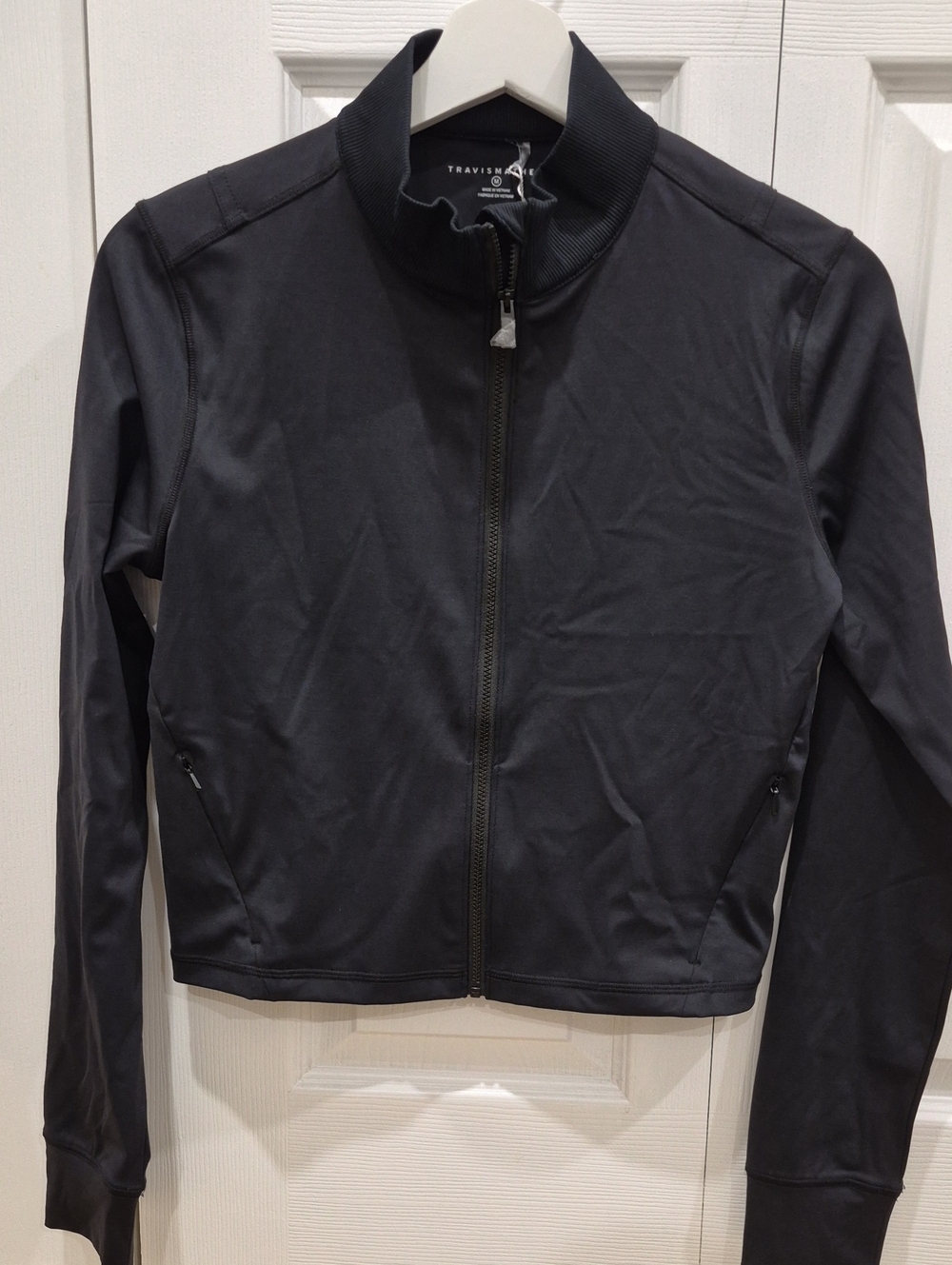 Travis Mathew Women's Charcoal Zip-Front Bomber Jacket
